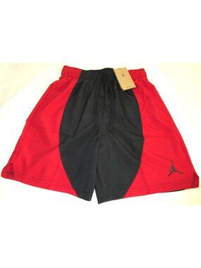Jordan Men's Dri-FIT Sport Woven Gym Shorts Black Gym Red Standard Fit NWT